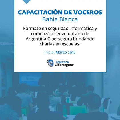 ¡Argentina Cibersegura desembarca en Bahía Blanca!
